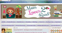 Desktop Screenshot of momloves2read.com