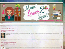 Tablet Screenshot of momloves2read.com